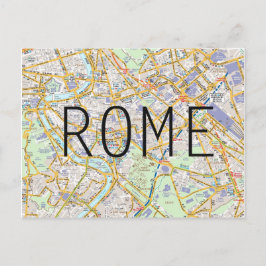 Postal MAP DE LA CIUDAD POSTCARDS (HH) Roma