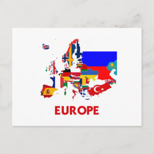 POSTAL MAP EUROPA