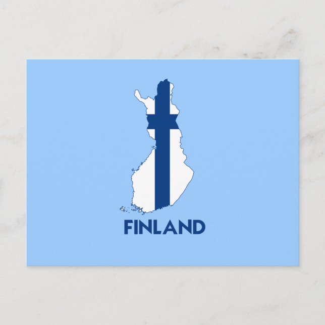 POSTAL MAP FINLAND (Anverso)
