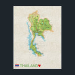 Postal MAP POSTCARDS (HH) Tailandia<br><div class="desc">Serie de postales para mapas - Tailandia</div>