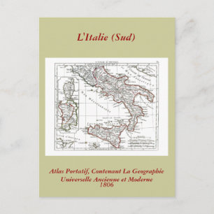 Postal Mapa 1806 - L'Italie (Sud)