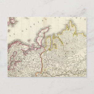 Postal Mapa 2 del Atlas de Europa