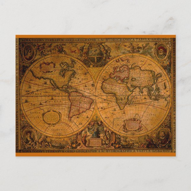 POSTAL MAPA ANTIGUA (Anverso)
