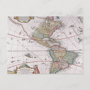 Postal Mapa antiguo