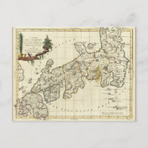 Mapa antiguo de Japón de 1785