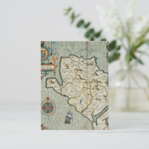 Postal Mapa antiguo inspirado (7)