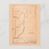 Mapa británico de Honduras (Belice) alrededor de 1