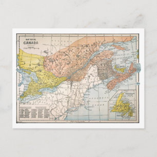 POSTAL MAPA: CANADÁ ORIENTAL