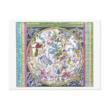 Mapa celeste Hemisférico Coeli Boreale