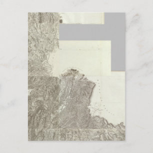 Postal Mapa compuesto de Francia 4