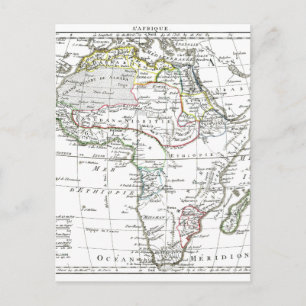 Postal Mapa de 1806 - L'Afrique