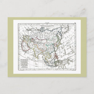 Postal Mapa de 1806 - L'Asie