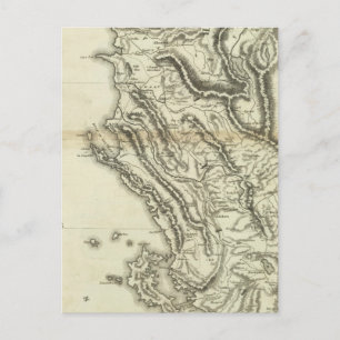 Postal Mapa de Albania