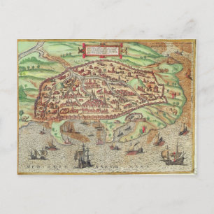 Postal Mapa de Alejandría