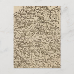 Postal Mapa de Alemania