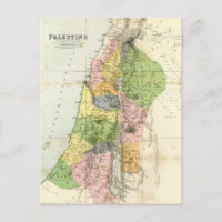 Mapa de antigüedades - Palestina bíblica