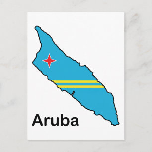 Postal Mapa De Aruba