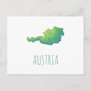 Postal Mapa de Austria