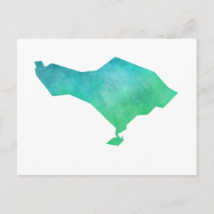 Postal Mapa de Bali