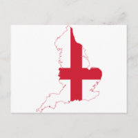 Mapa de bandera de Inglaterra