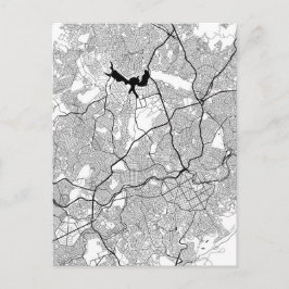 Postal Mapa de Belo Horizonte Brasil