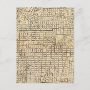 Postal Mapa de Berkeley, California