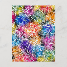 Postal Mapa de Birmingham Reino Unido