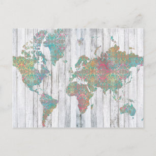 Postal Mapa de Boho II