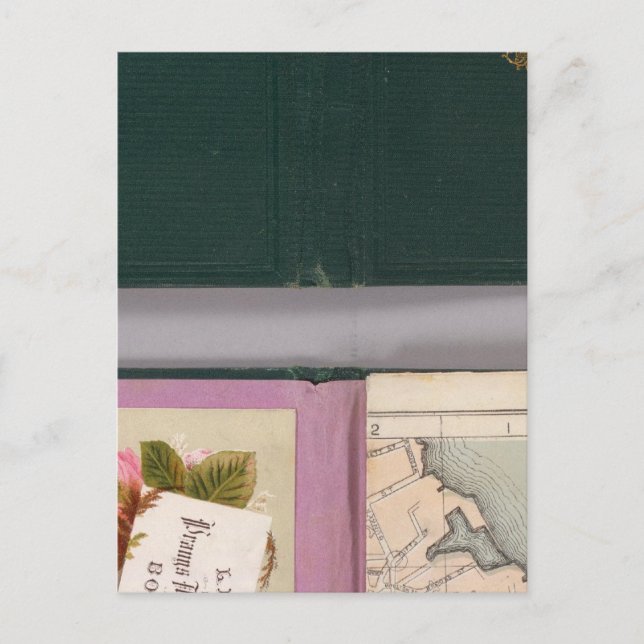 Postal Mapa de Boston (Anverso)