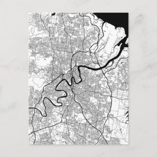 Postal Mapa de Brisbane Australia