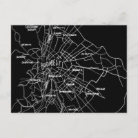 Mapa de Budapest en Hungría