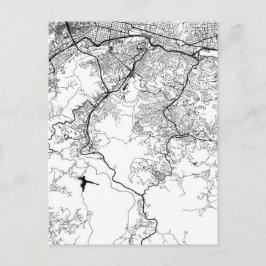 Postal Mapa de Caracas Venezuela