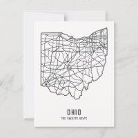 Mapa de carreteras del estado de Ohio - Mapa del e