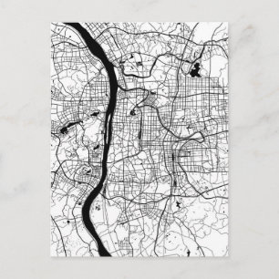 Postal Mapa de Changsha China