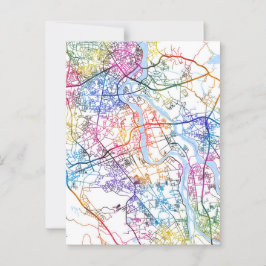Postal Mapa de Chaozhou China City