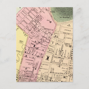 Postal Mapa de Charleston, Virginia Occidental