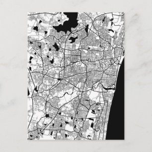 Postal Mapa de Chennai Tamil Nadu