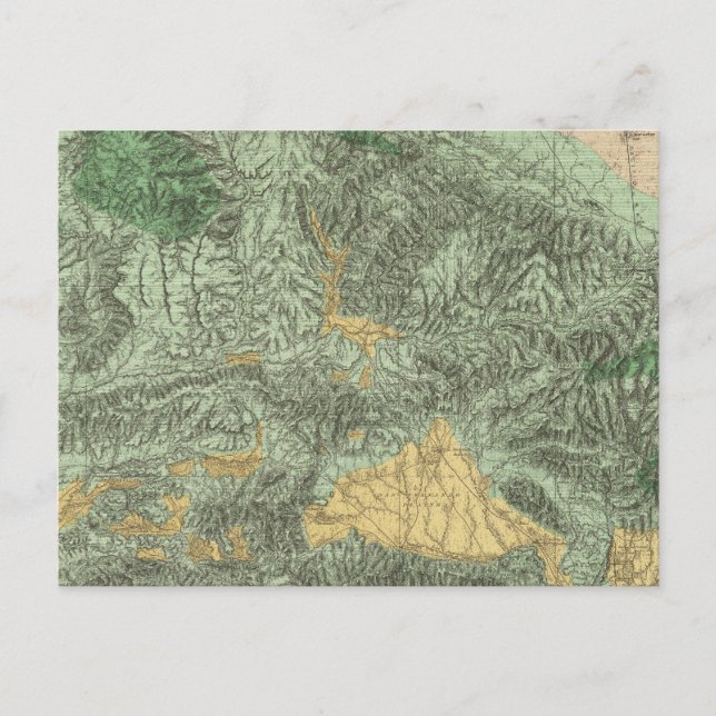 Postal Mapa de Clasificación de Tierras de California (Anverso)