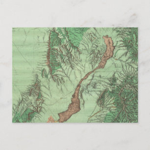 Postal Mapa de Clasificación de Tierras del Sudoeste de N