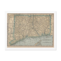 Mapa de Connecticut