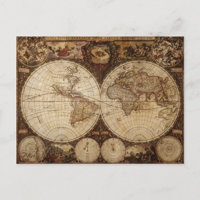 Postal Mapa de cosecha (Anverso)