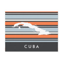 Mapa de Cuba: Franjas Modernas