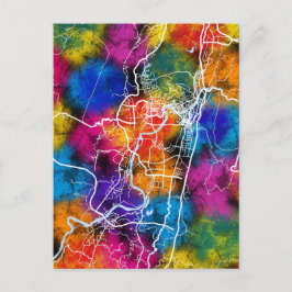 Postal Mapa de Dazhou China