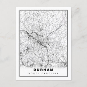 Postal Mapa de Durham