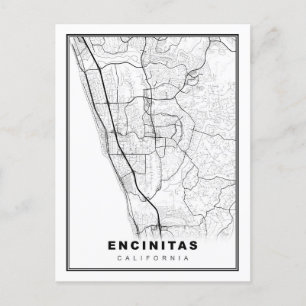 Postal Mapa de Encinitas