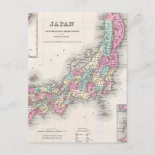 Postal Mapa de época de Japón (1855)