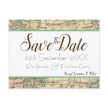 Mapa de época Guardar la fecha