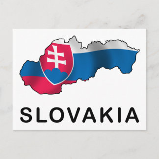 Postal Mapa De Eslovaquia