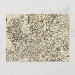 Postal Mapa de Europa 3