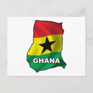 Postal Mapa De Ghana